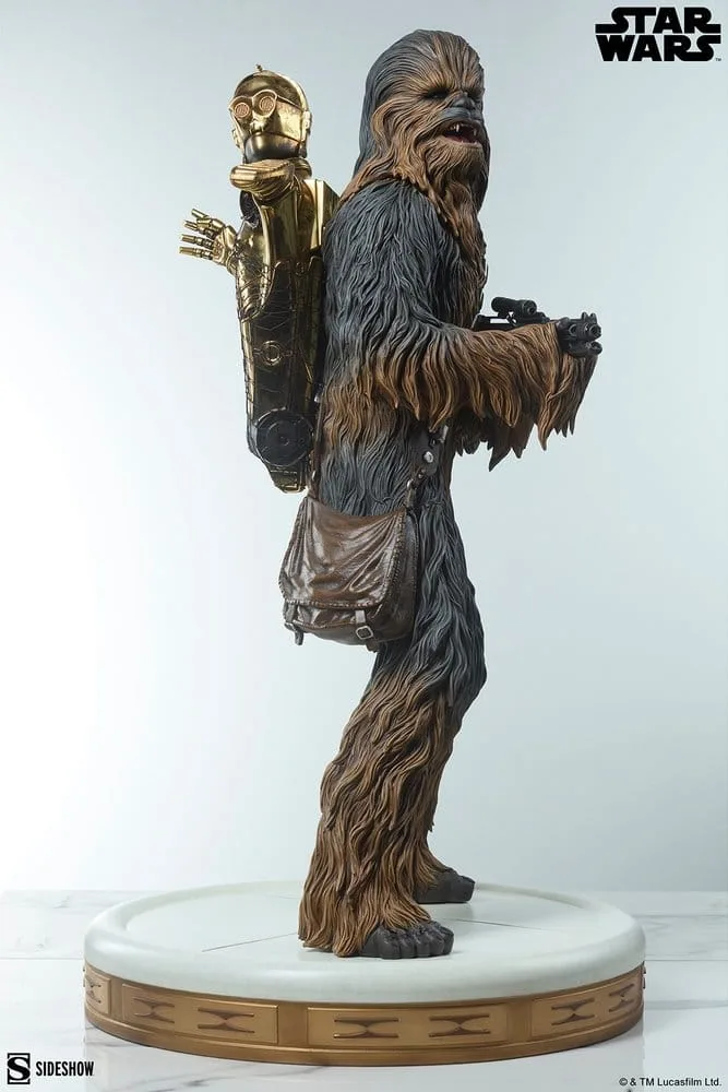 Star Wars Statue – Chewbacca and C-3PO Premium Format 63 cm 12