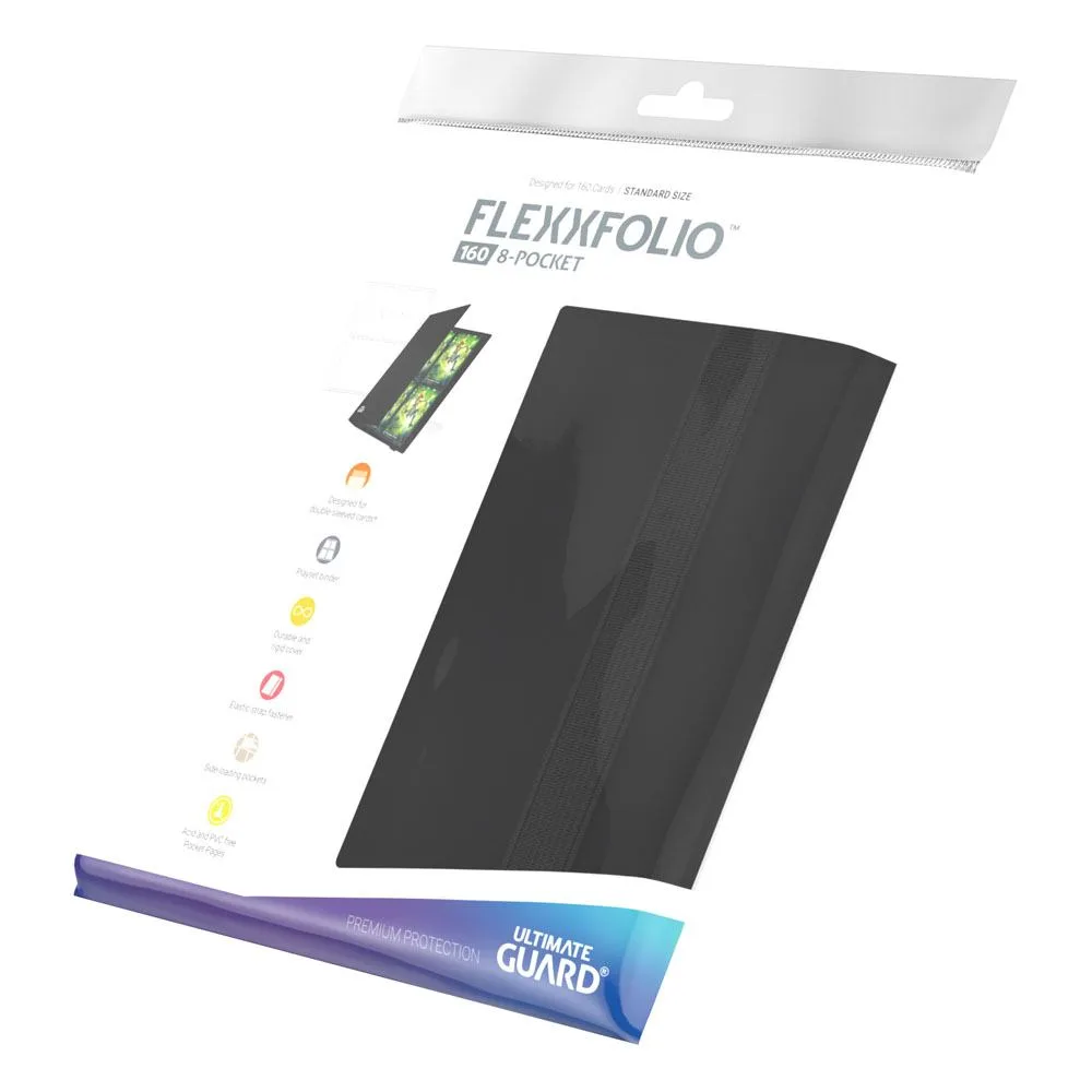Ultimate Guard Card Binder – Flexxfolio 160 8-Pocket Black 8