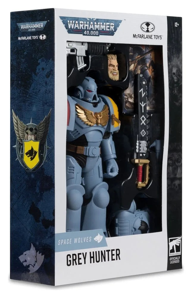 Warhammer 40,000 Action Figure – Space Wolves Grey Hunter 18 cm 8