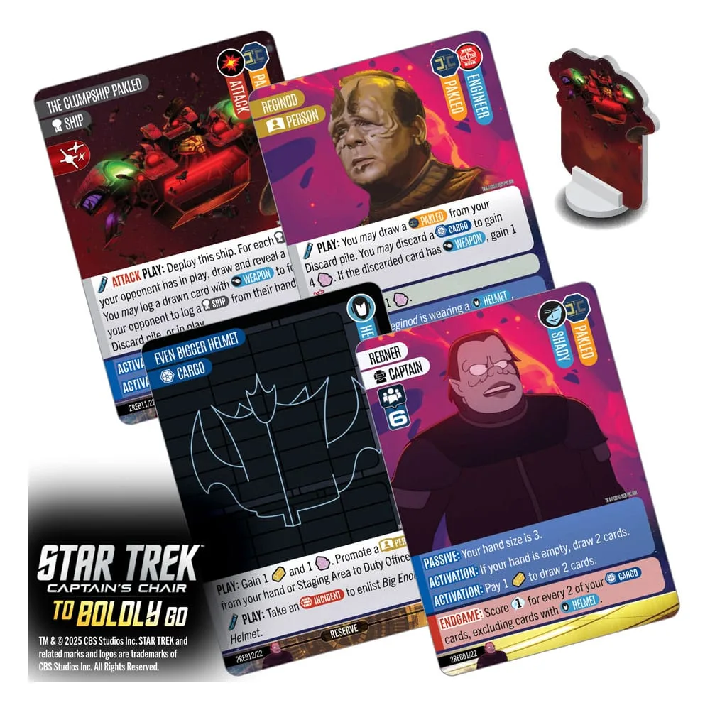 Star Trek Card Game – Captain’s Chair To Boldly Go English 3