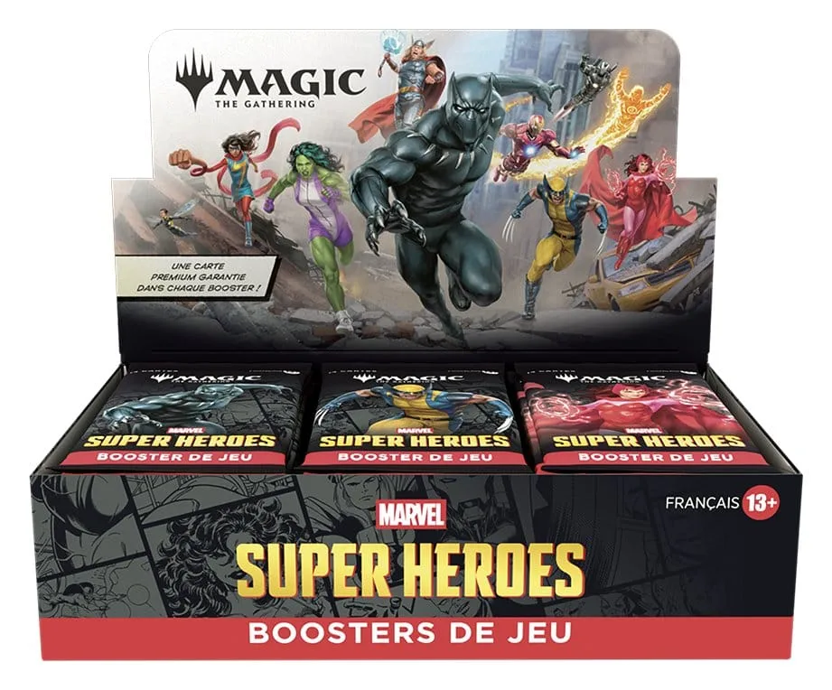 Magic the Gathering Play Booster Display – Marvel Super Heroes French 12