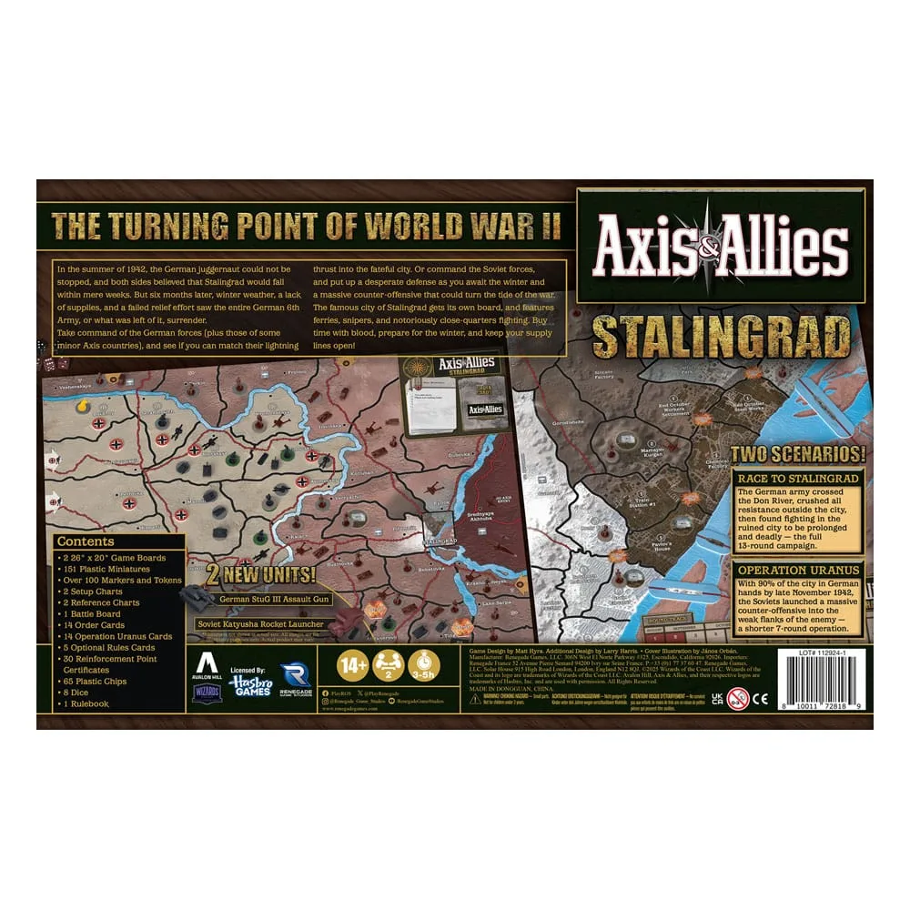 Axis & Allies Board Game – Stalingrad English Edition 2