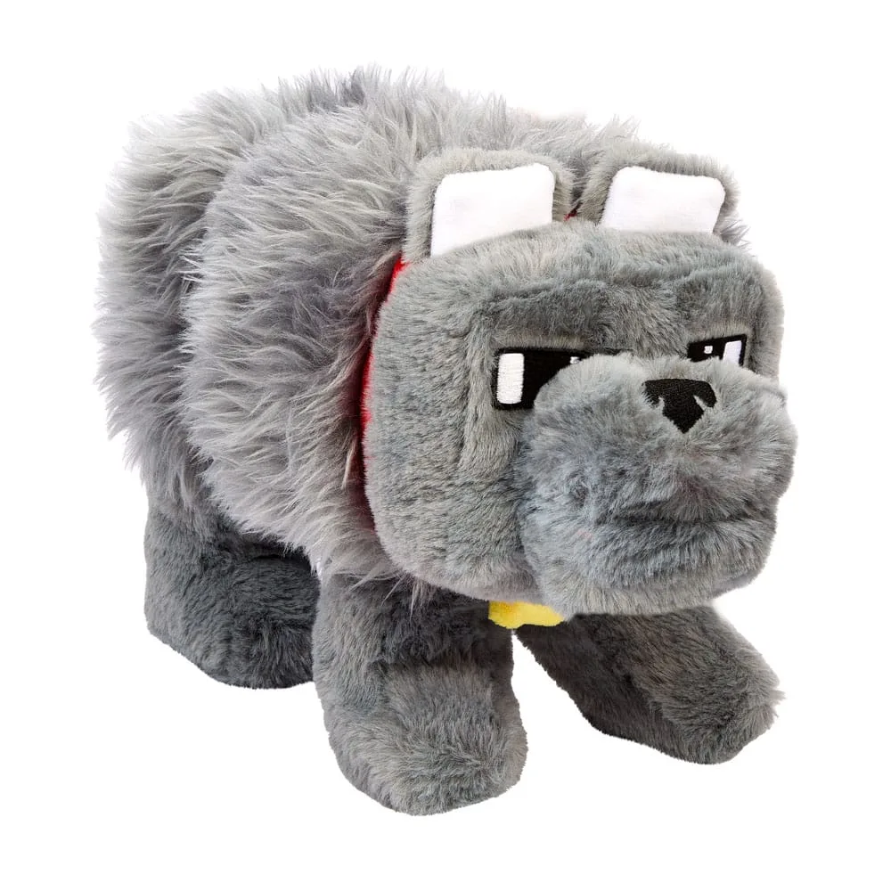A Minecraft Movie Plush – Dennis the Wolf with Sound 20 cm