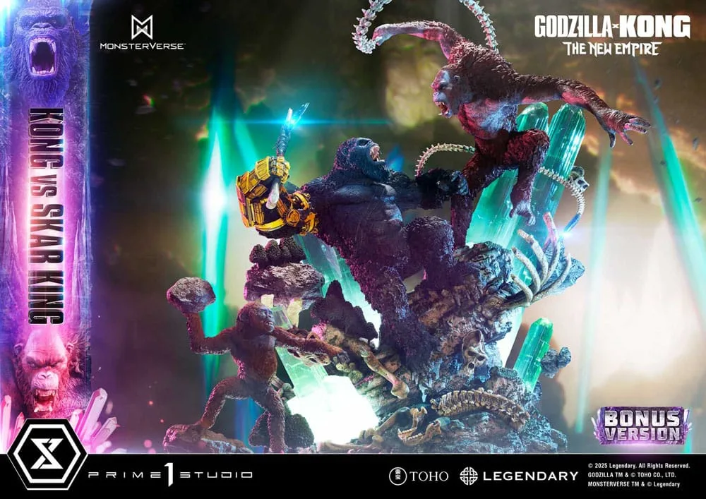Godzilla x Kong Statue – Kong vs Skar King Bonus Version 104 cm 5