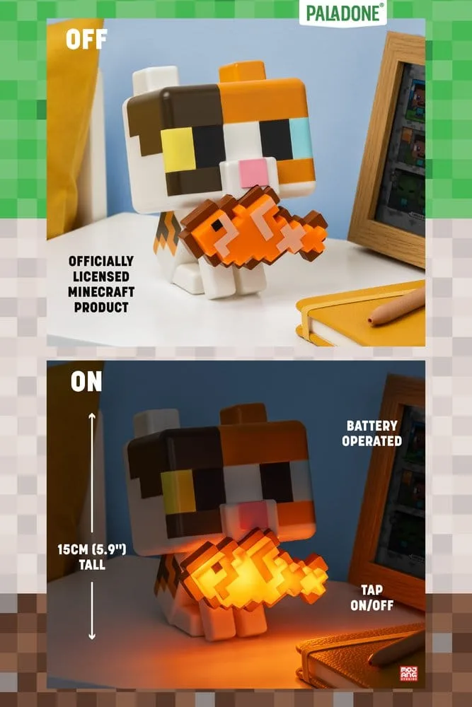 Minecraft Light – Cat GloBuddies 15 cm 3