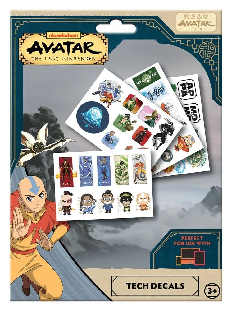 Avatar The Last Airbender Tech Stickers – Four Nations Pack 5