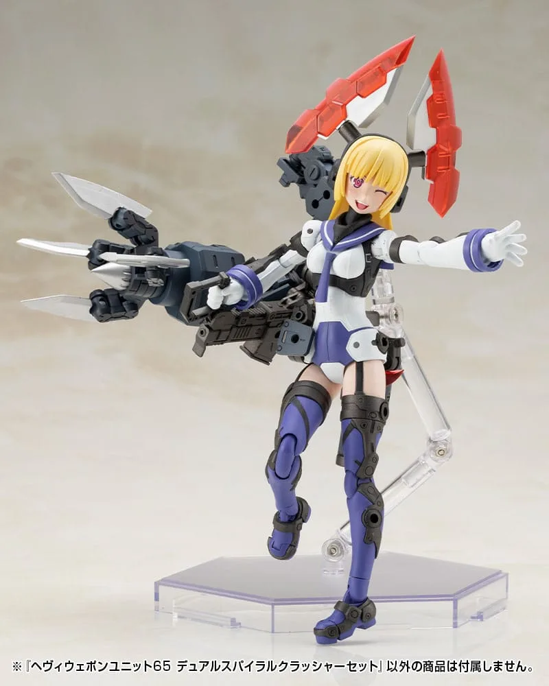 Kotobukiya M.S.G. Zubehörbausatz – Dual Spiral Crusher Unit 65 16