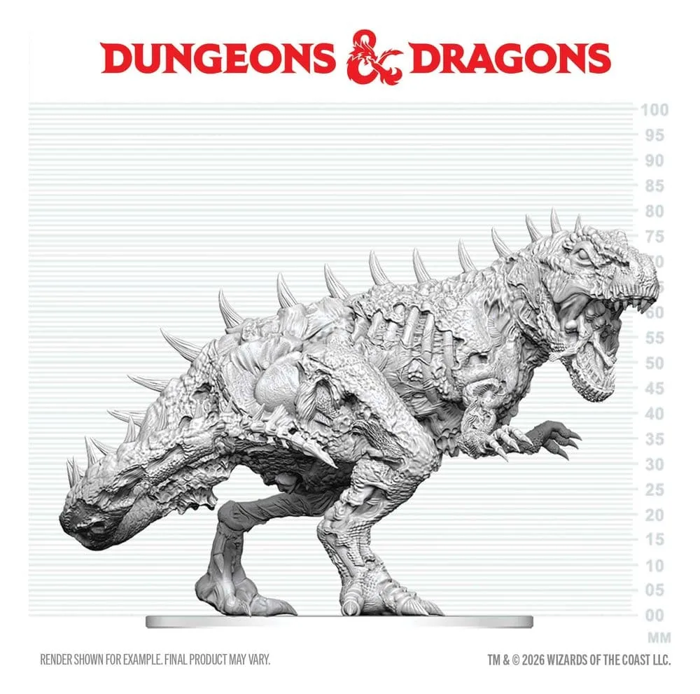 Dungeons & Dragons Miniature – Tyrannosaurus Zombie 20 cm 5