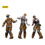 Zombie Dark Source Actionfiguren-Set – 3 Feuerwehrleute 8 cm 1