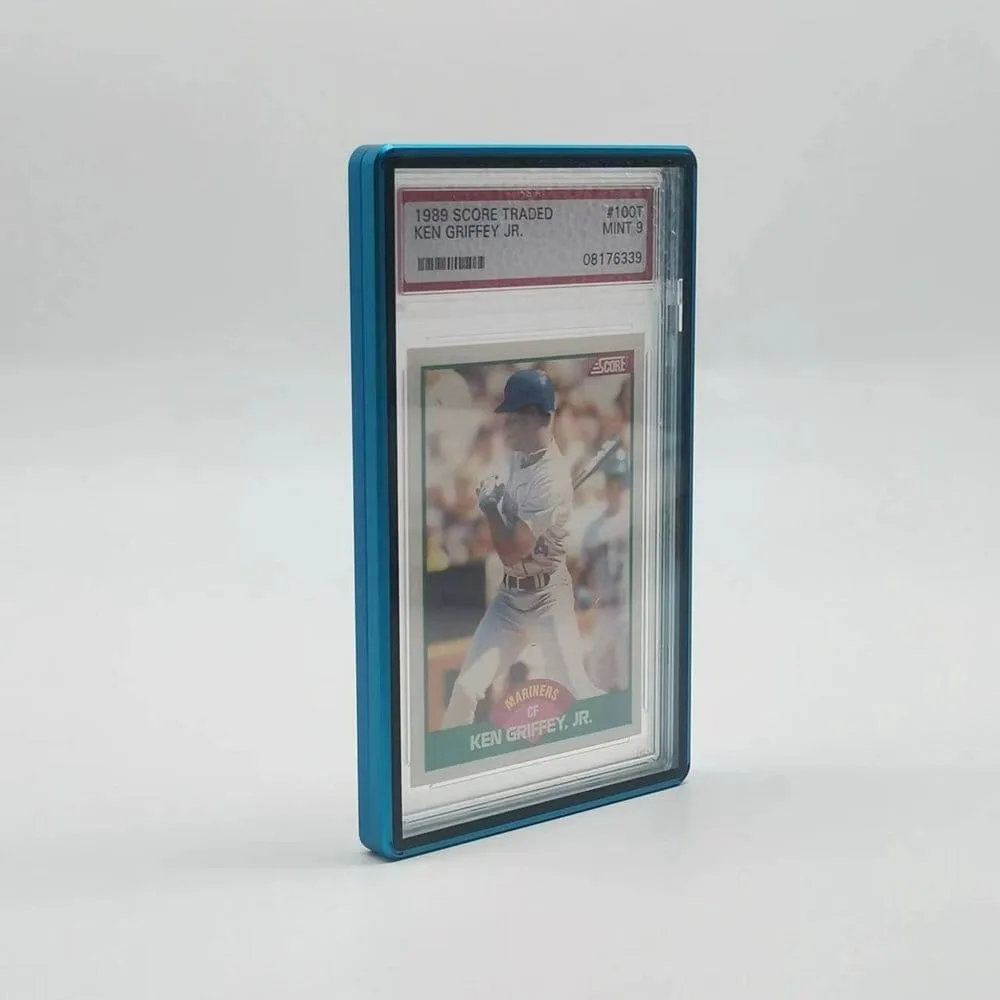 PSA Graded Card Slab Protector – Blue Magnetic Case 2