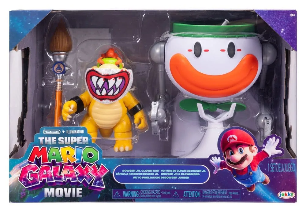 Super Mario Galaxy Movie Figure – Bowser Jr. with Clown Car 13 cm 6