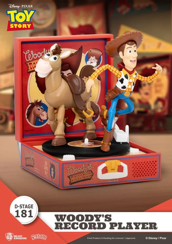 Toy Story PVC Diorama – Woody’s Record Player 13 cm 3
