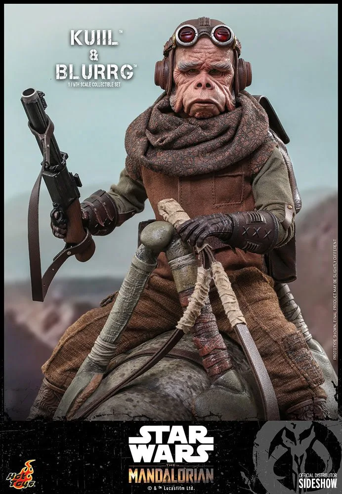 Star Wars Action Figure Set – Mandalorian Kuiil & Blurrg 1/6 37 cm 10
