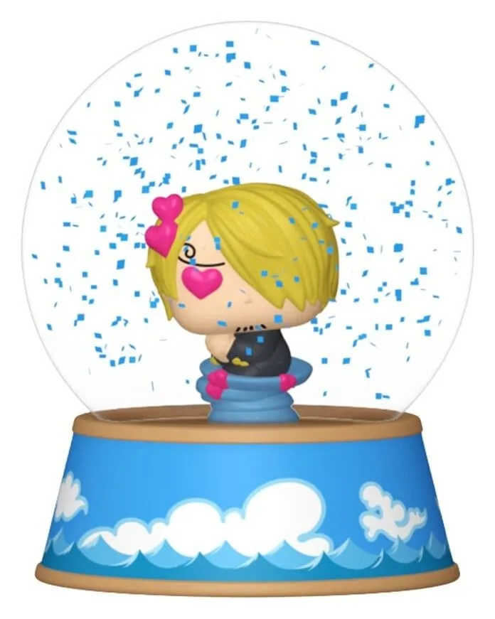 One Piece Mini Figures – Glitter Globes Display of 12 5 cm 2