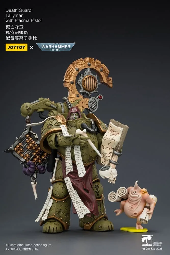 Warhammer 40,000 Action Figure – Death Guard Tallyman 12.3 cm 3