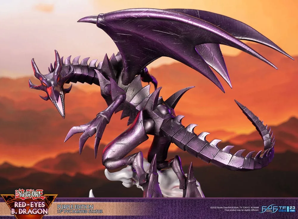 Yu-Gi-Oh Statue – Red-Eyes B. Dragon Purple 33 cm 24