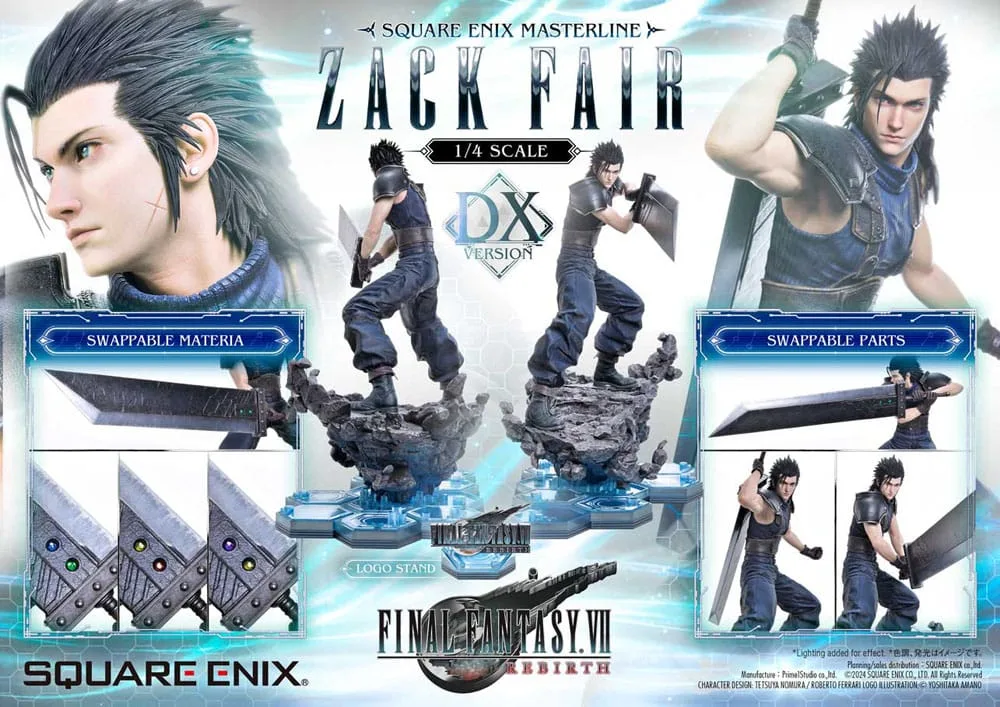 Final Fantasy VII Rebirth Statue – Zack Fair Deluxe 1/4 57 cm 10