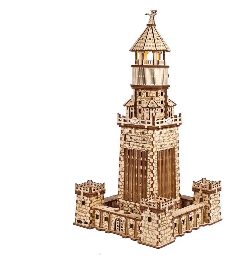 Lighthouse of Alexandria Model Kit – Ugears Wooden Edition 17