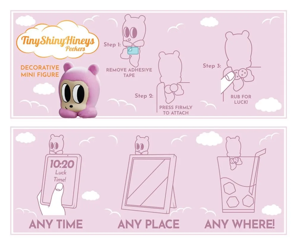Tiny Shiny Hineys Minifiguren – Peakers 6er-Blindbox-Display 6 cm 11