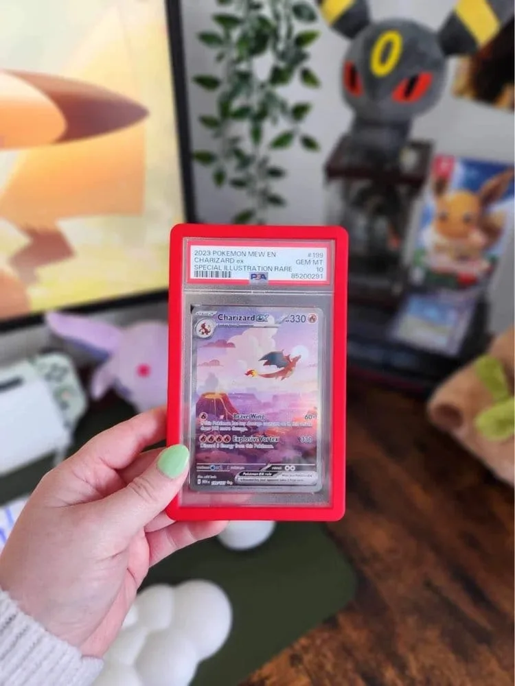 Evoretro Slab Bumper Protector – Red for PSA 6