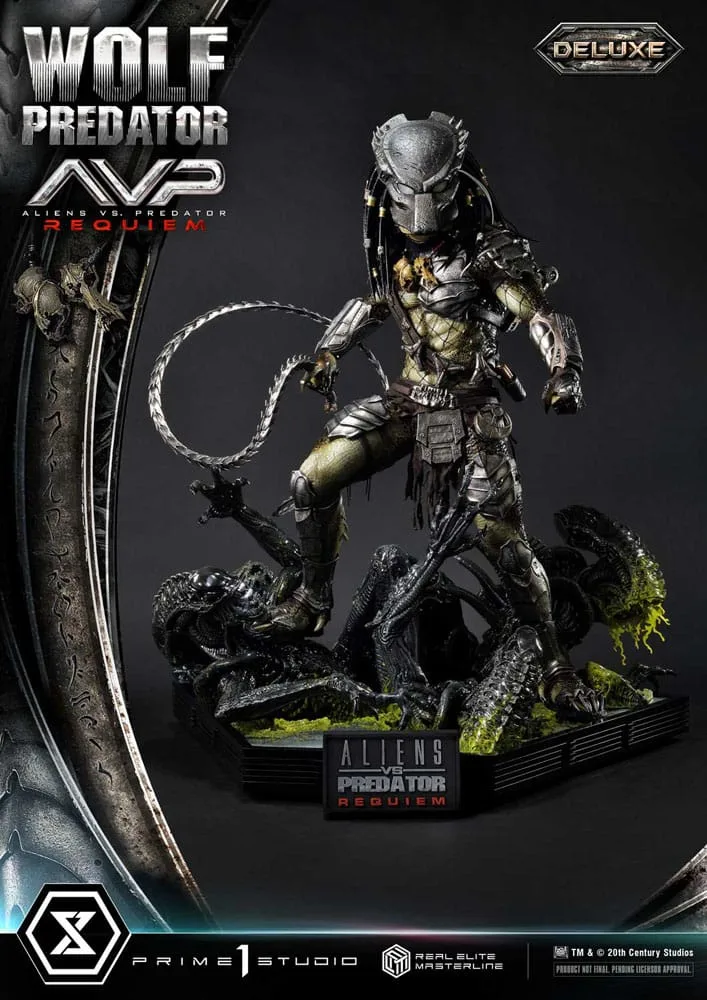 Alien vs. Predator Statue – Requiem Wolf Predator Deluxe 95 cm 24