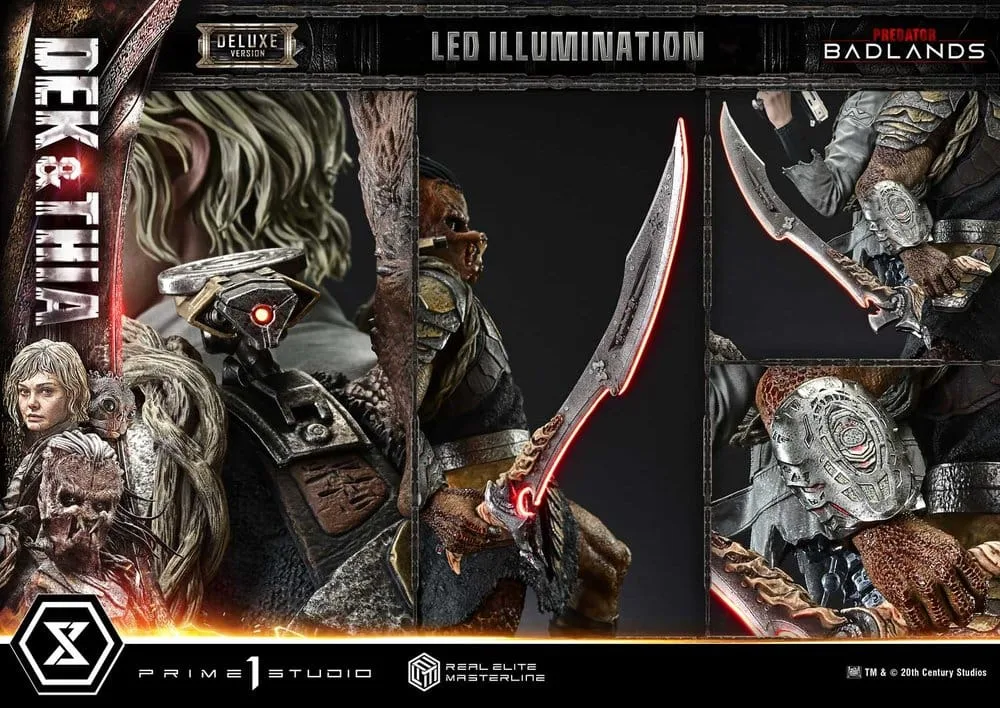 Predator Badlands Statue – Dek & Thia Deluxe 87 cm 10