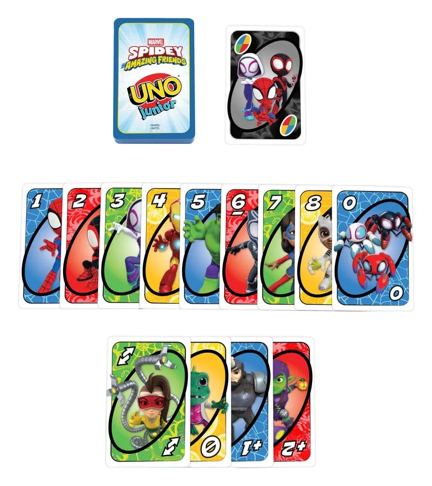 Spidey & His Amazing Friends Card Game – UNO Junior 3