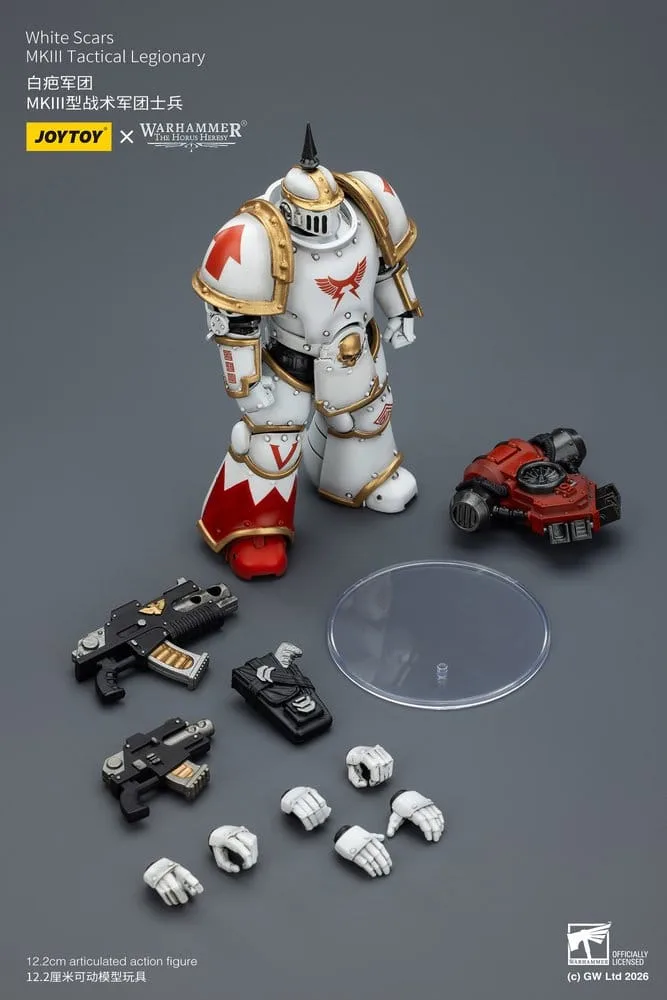 Warhammer Action Figure – White Scars MKIII Tactical Legionary 12 cm 11