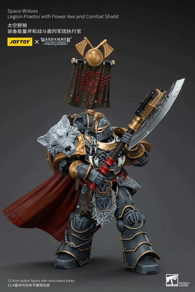 Warhammer Action Figure – Space Wolves Legion Praetor 1/18 Scale 12 cm 6