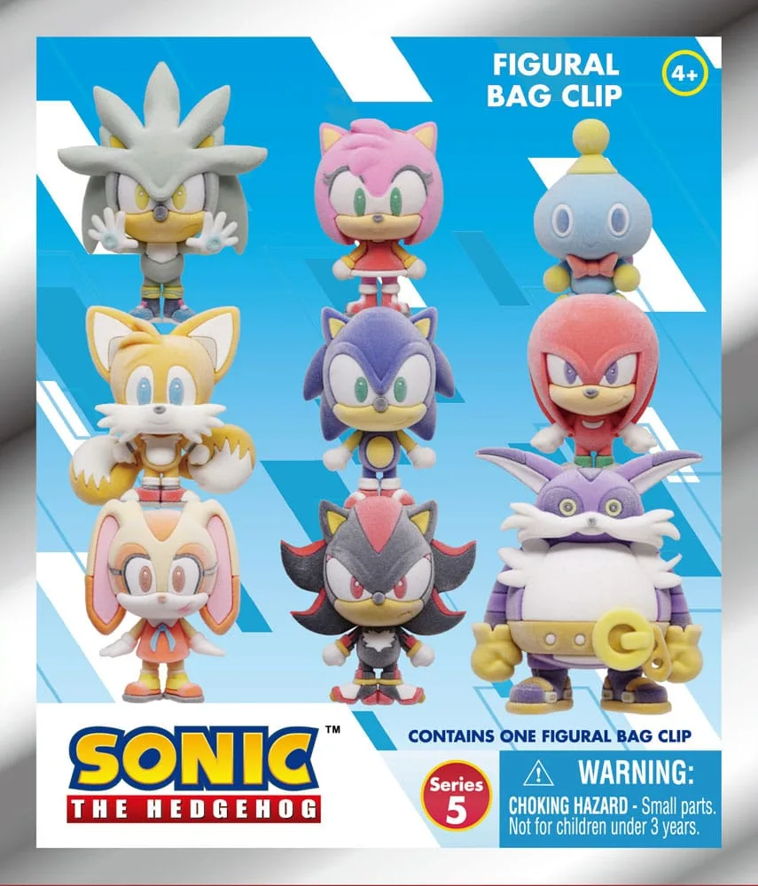 Sonic the Hedgehog Bag Clips – Flocking Series 5 24-Pack 2