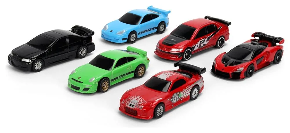 Fast & Furious Nano Cars – Jada Toys 6-Pack