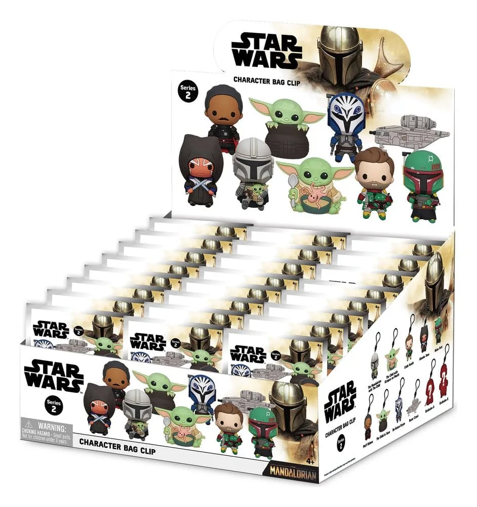 Star Wars Bag Clips – The Mandalorian Series 2 Display 24-Pack 1