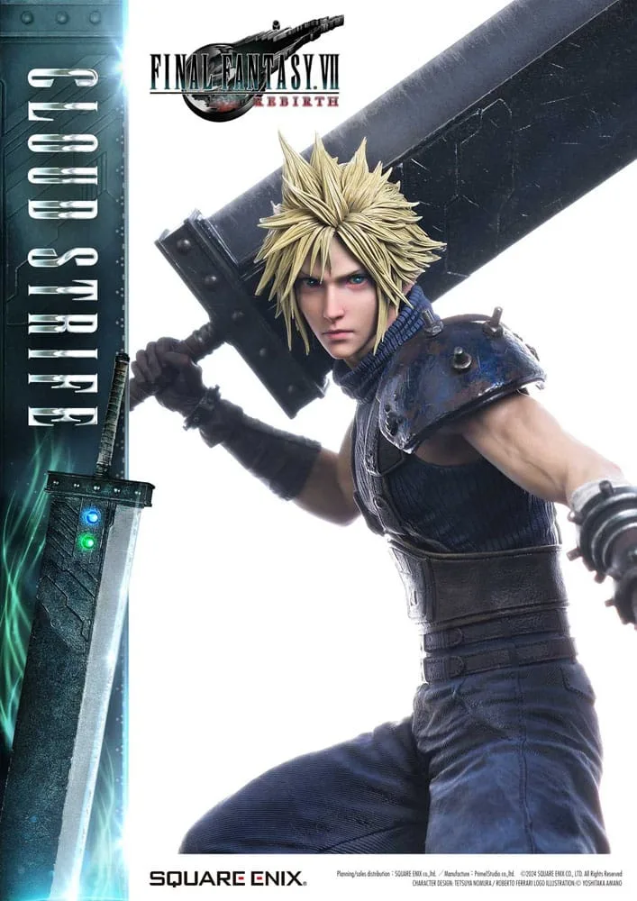Final Fantasy VII Rebirth Statue – Cloud Strife 68 cm 3