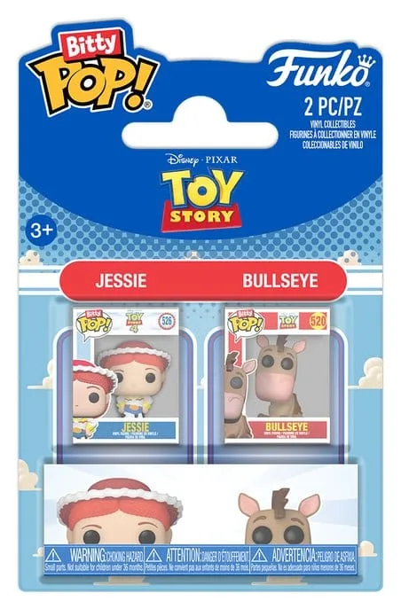 Toy Story Vinyl Figures – Jessie & Bullseye Bitty Pop 2-Pack 2 cm