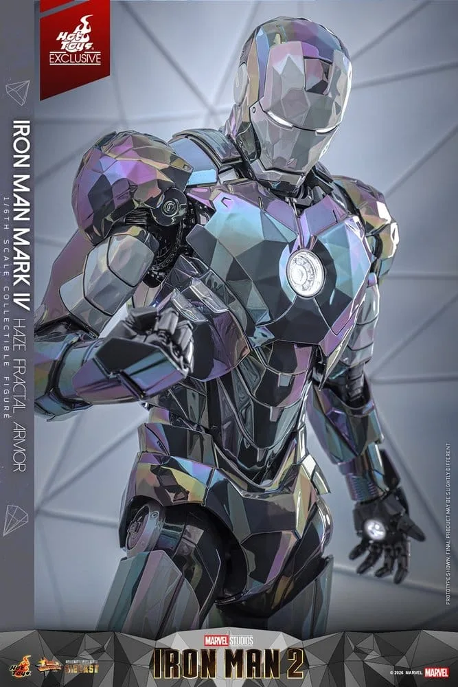 Iron Man 2 Action Figure – Mark IV Haze Fractal Armor 33 cm 5