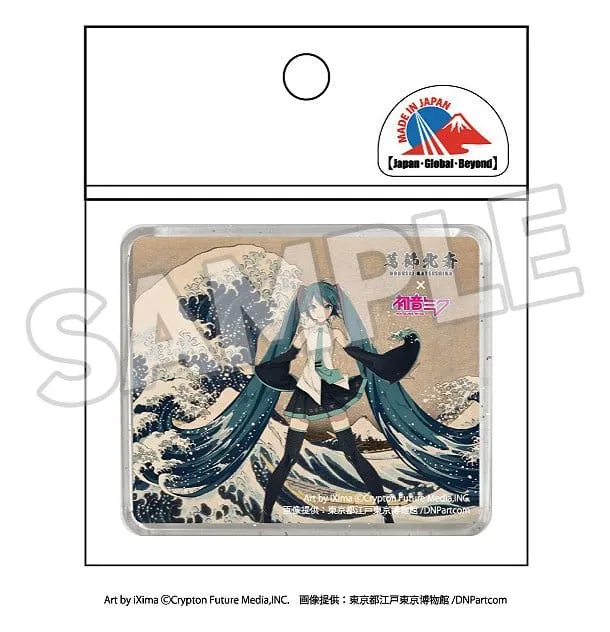 Hatsune Miku x Hokusai 3D Magnet – The Great Wave off Kanagawa 3