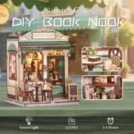 CuteBee Miniature House Model Kit – Sunny Cafe 20 x 16 cm 10