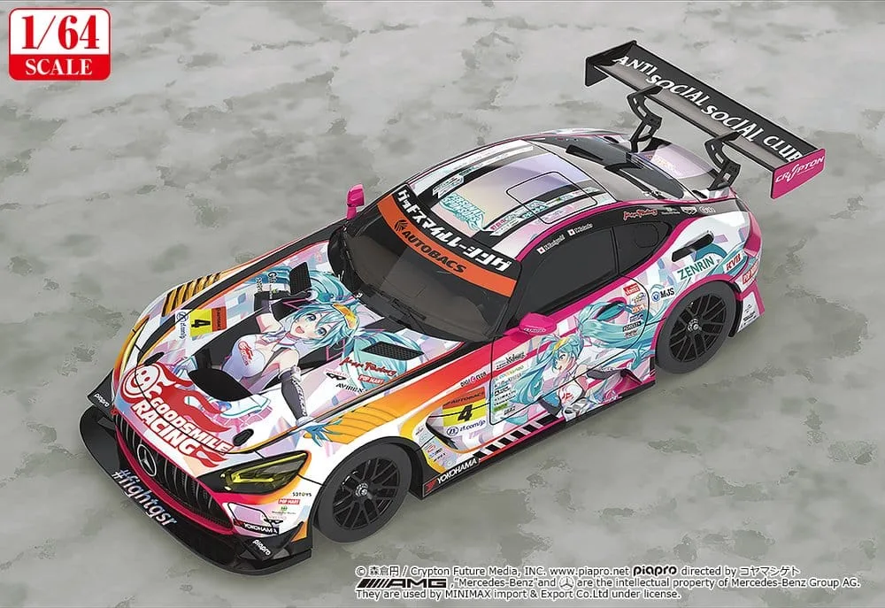 Hatsune Miku Model Car – AMG 2021 SUPER GT Round 5 7 cm 2