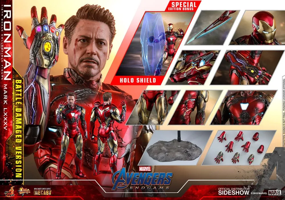 Avengers Endgame Figure – Iron Man LXXXV Battle Damaged 32 cm 24
