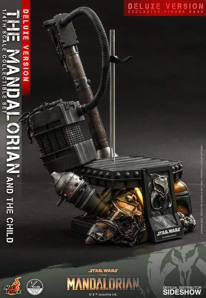 Star Wars Action Figures – Mandalorian and Child Deluxe 1/4 Scale 24
