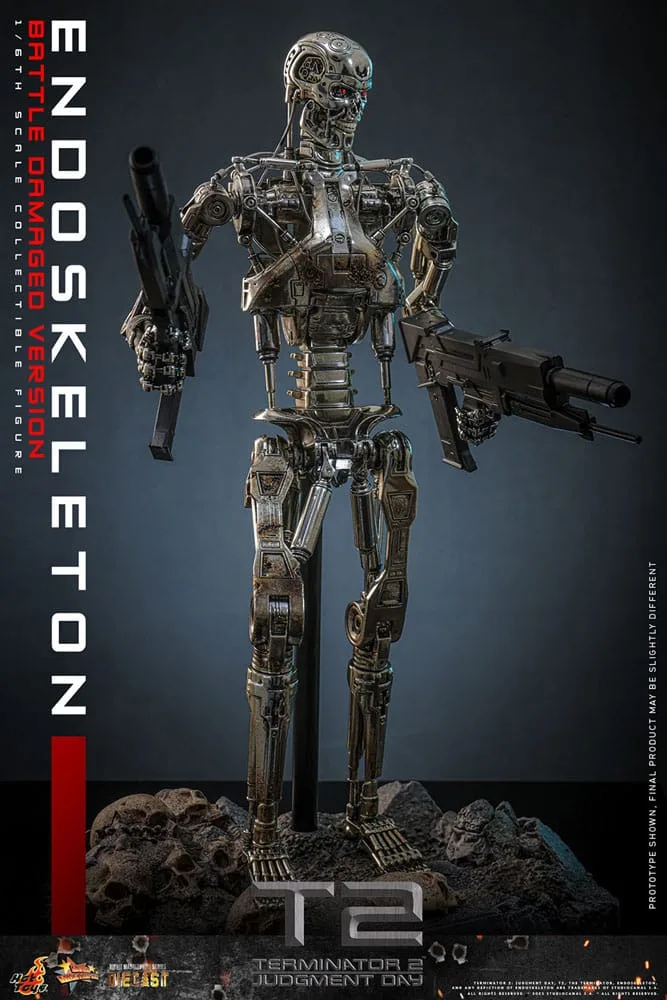Terminator 2 Figure – Battle-Damaged Endoskeleton 1/6 31 cm 9