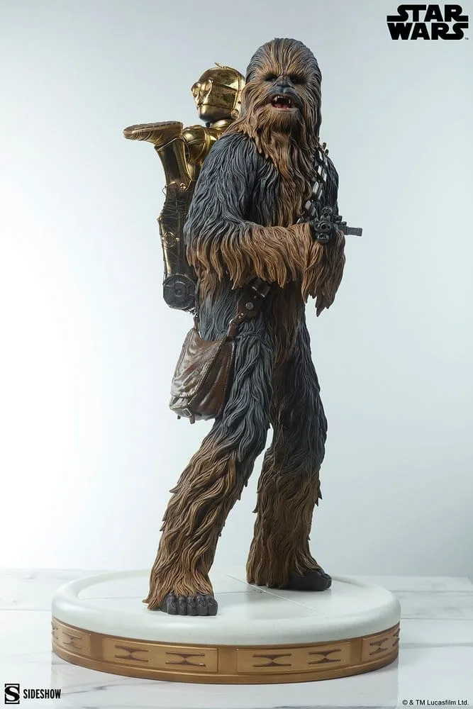 Star Wars Statue – Chewbacca and C-3PO Premium Format 63 cm 8