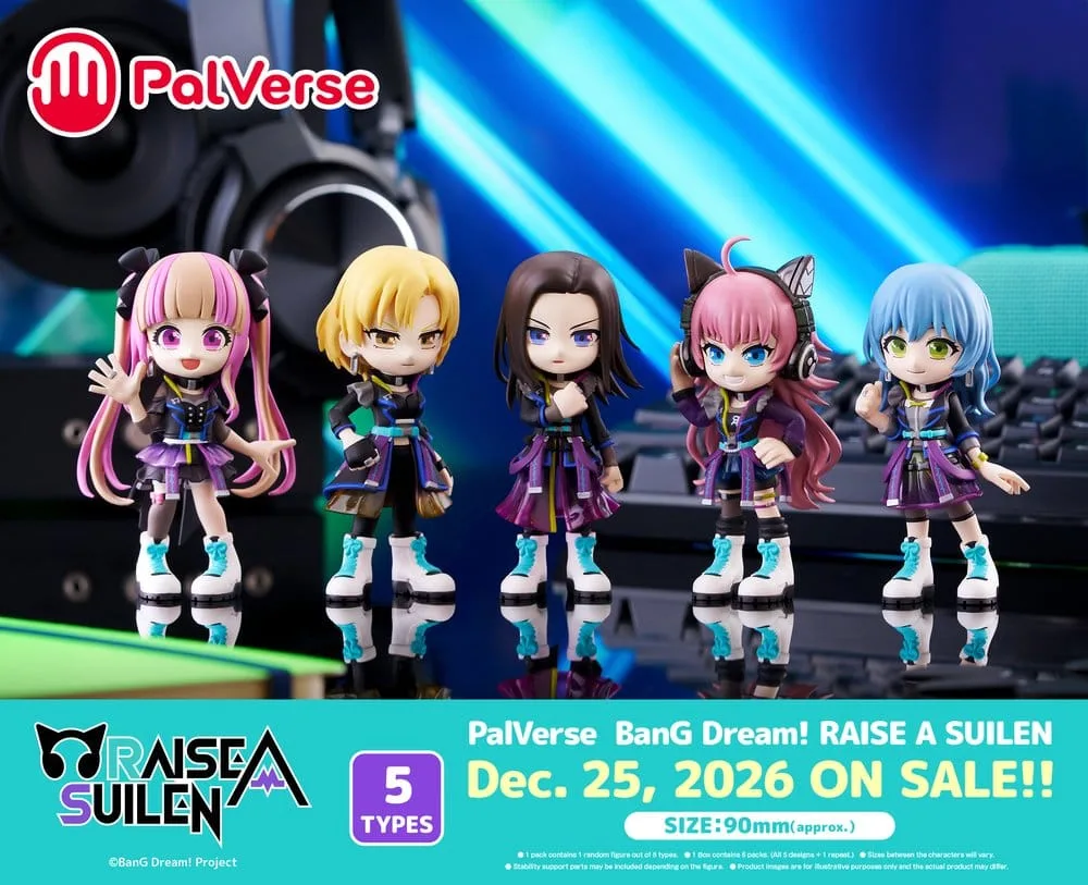 BanG Dream! Mini Figures – PalVerse RAISE A SUILEN Assortment of 6 16