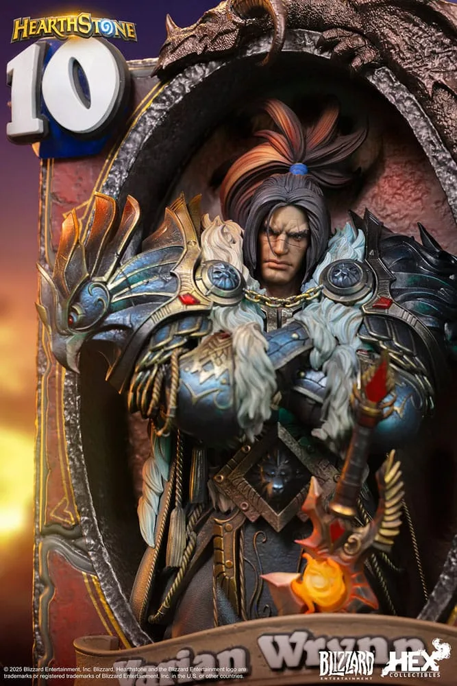Hearthstone 3D Art Frame Statue – Varian Wrynn 31 cm 11