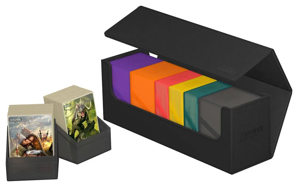 Ultimate Guard Card Storage Box – Arkhive 400+ Xenoskin Black 7
