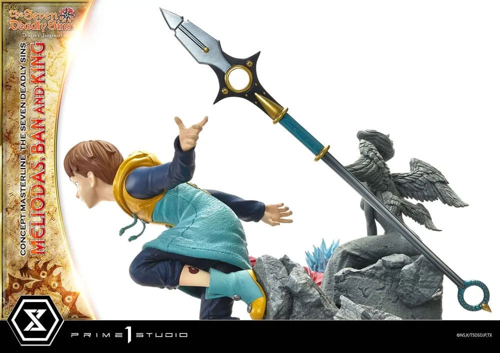 Seven Deadly Sins Statue – Meliodas, Ban and King 55 cm 13