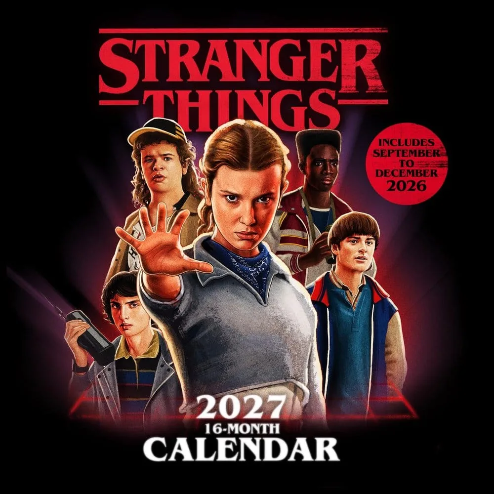 Stranger Things Calendar – 2027 Series Artwork 30 x 30 cm