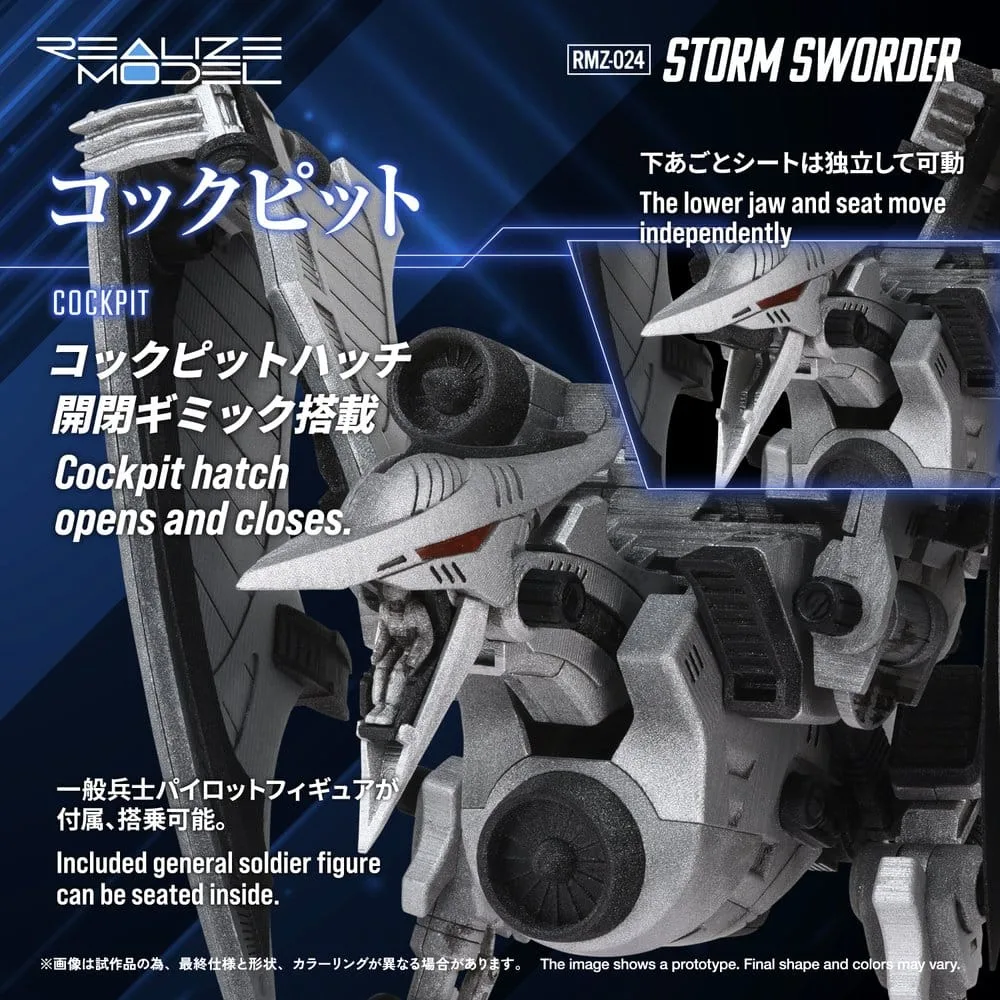 Zoids Model Kit – RMZ-024 Storm Sworder 1/100 Scale 11 cm 10