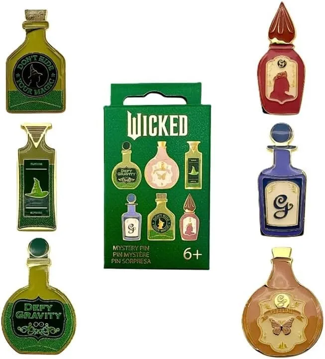 Wicked Emaille pins – Potion Bottles Blind box-display 4 cm 2