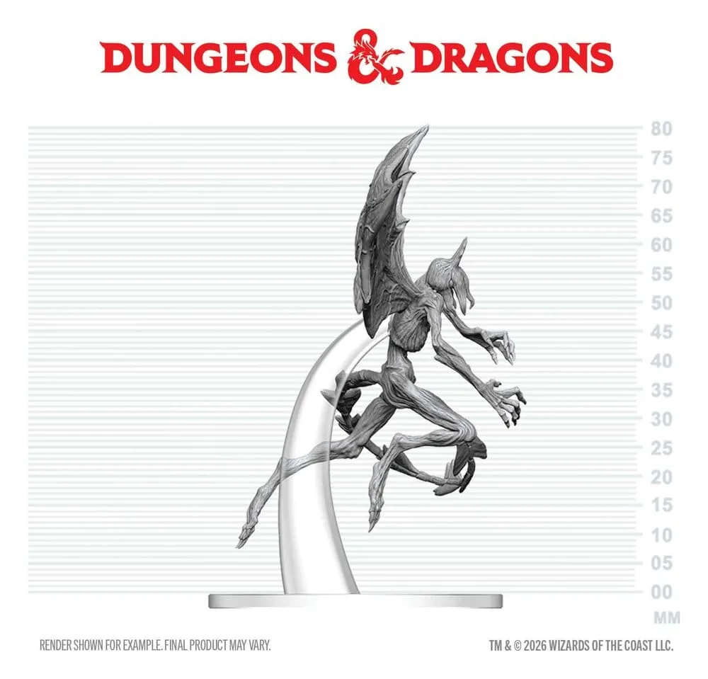 Dungeons & Dragons Miniature – Unpainted Nightgaunt 8 cm 4